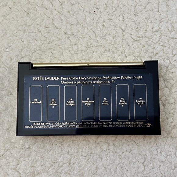 Estée Lauder Pure Color Envy Sculpting Eyeshadow Palette Night Pmbres Trial Size - Picture 4 of 4